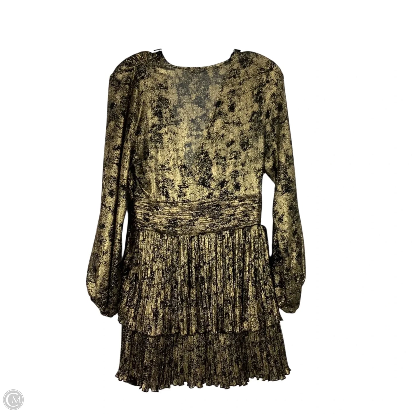 Dress Party Short By Zara In Gold, Size: M