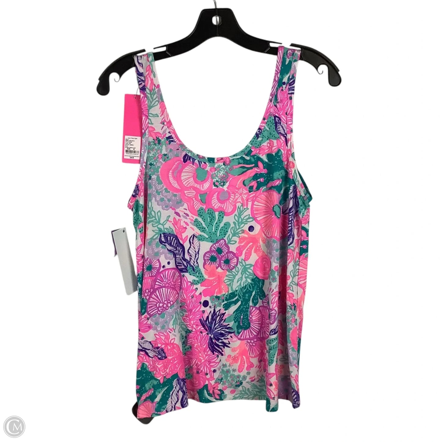 Top Sleeveless Designer By Lilly Pulitzer In Tropical Print, Size: M