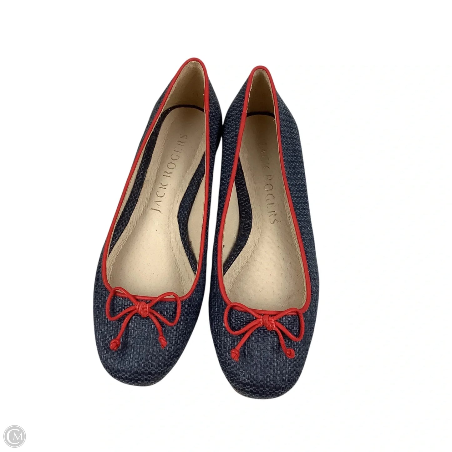 Shoes Flats By Jack Rogers In Blue & Red, Size: 5