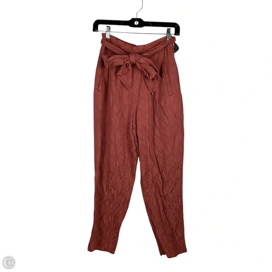 Pants Wide Leg By Anthropologie In Red, Size: 0