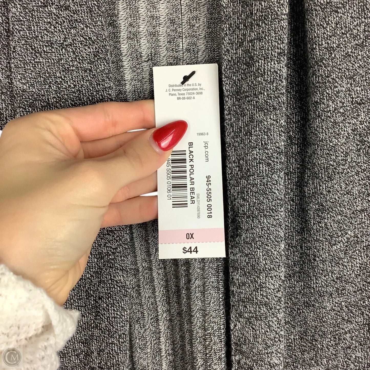 Sweater Cardigan By Worthington In Grey, Size: 0x