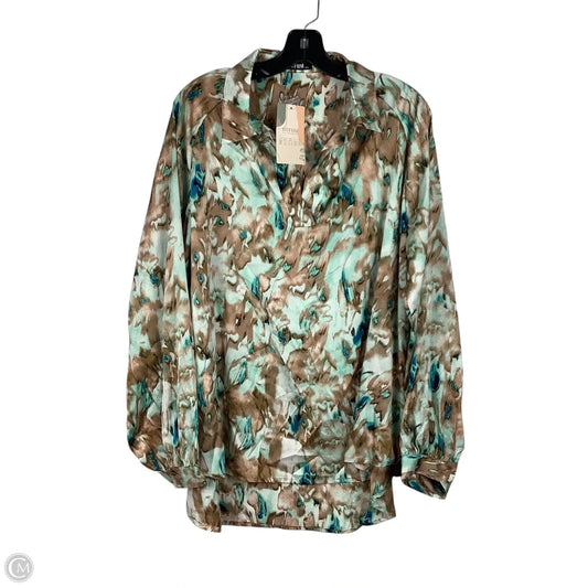 Top Long Sleeve By Clothes Mentor In Multi-colored, Size: Xxl