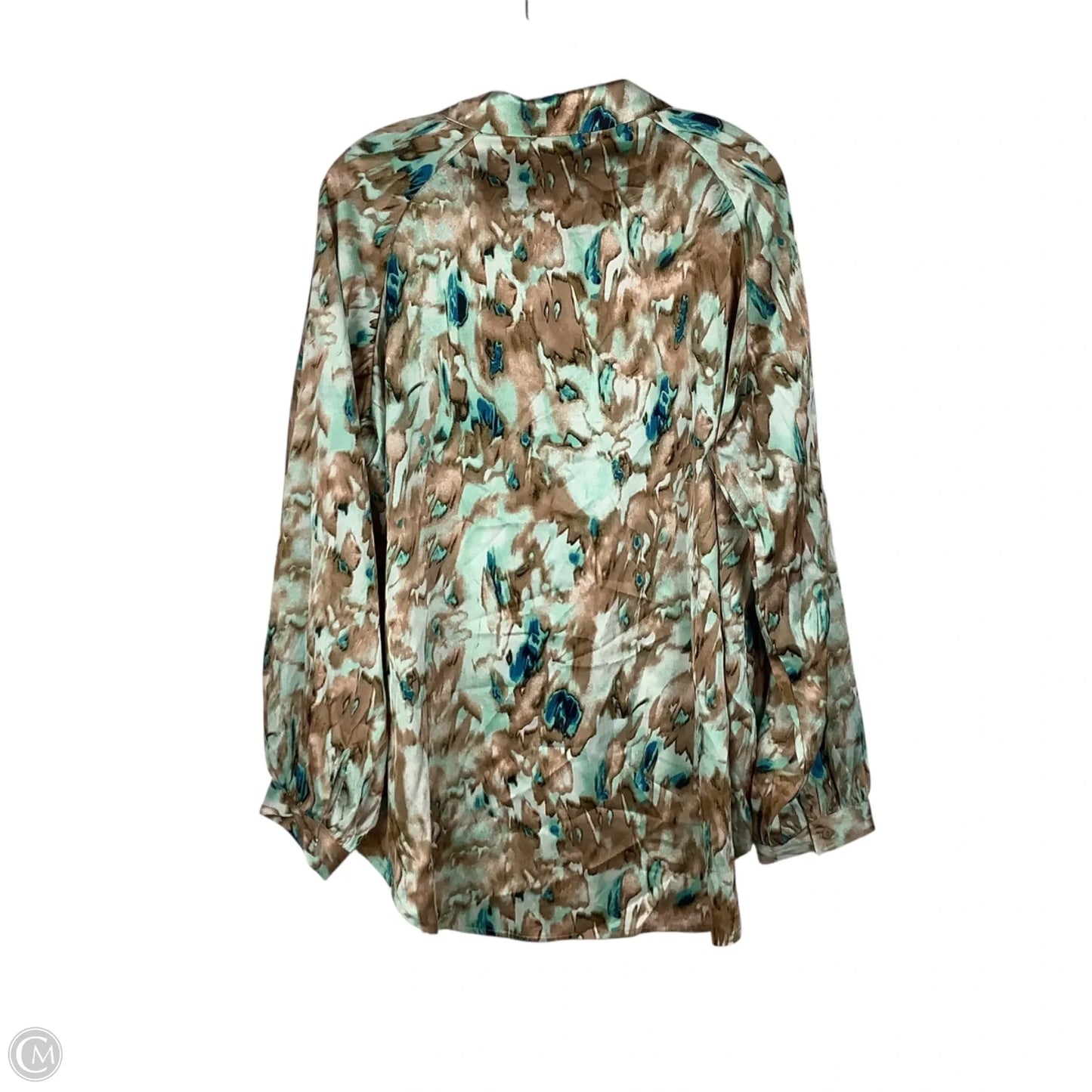 Top Long Sleeve By Clothes Mentor In Multi-colored, Size: Xxl