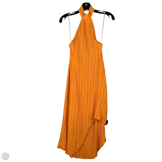 Dress Party Long By Zara In Yellow, Size: S