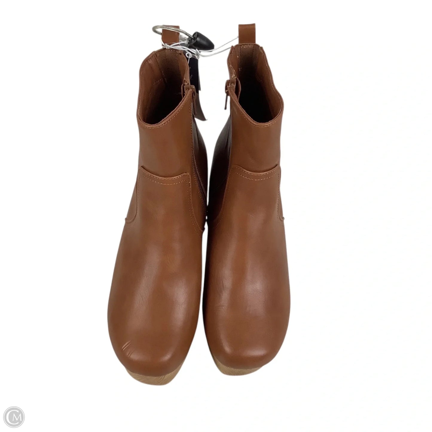 Boots Ankle Heels By Universal Thread In Brown, Size: 8