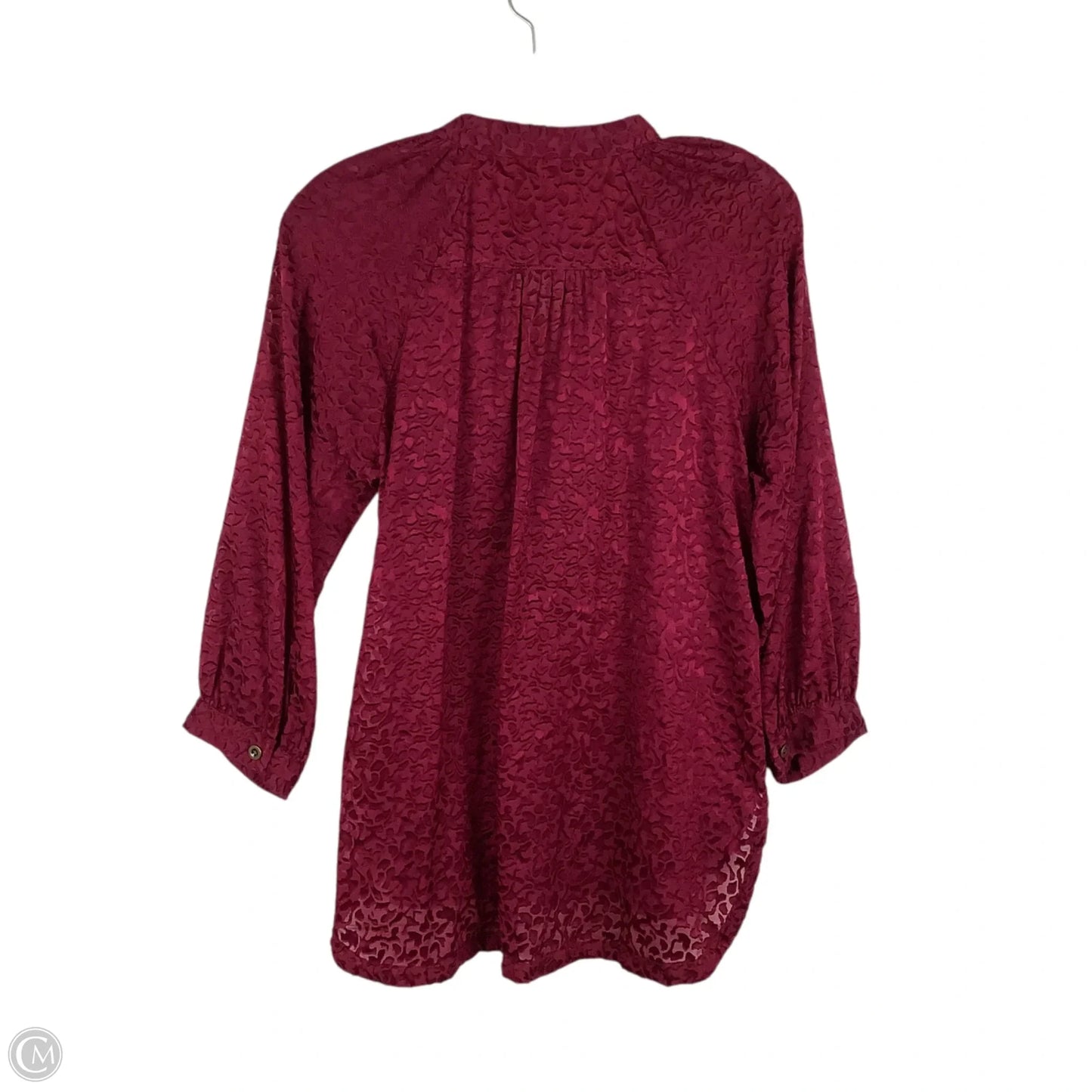 Top Long Sleeve By Anthropologie In Purple, Size: Xs