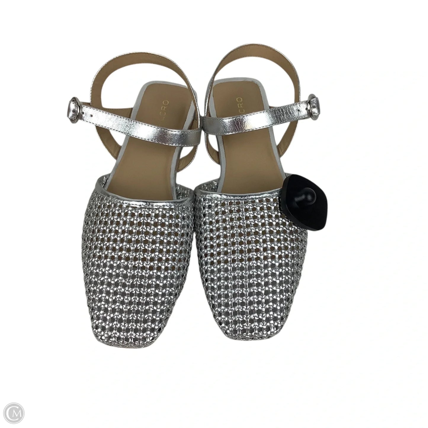 Shoes Flats By Pilcro In Silver, Size: 10