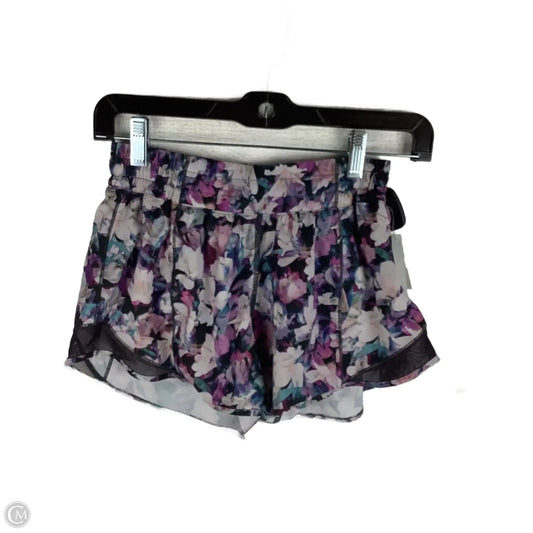Athletic Shorts By Lululemon In Purple, Size: 4 TALL