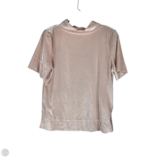 Top Short Sleeve By Anthropologie In Pink, Size: S