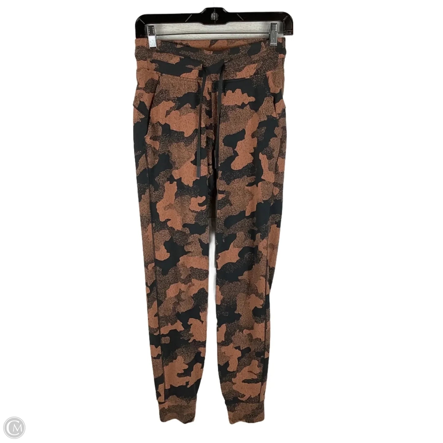 Athletic Pants By Lululemon In Brown & Grey, Size: 4