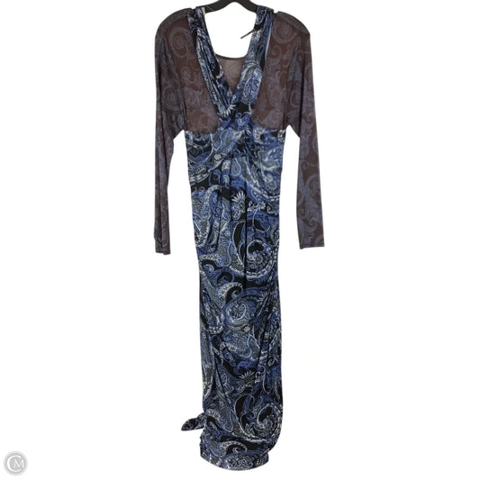 Dress Party Long By Anthropologie In Purple, Size: L