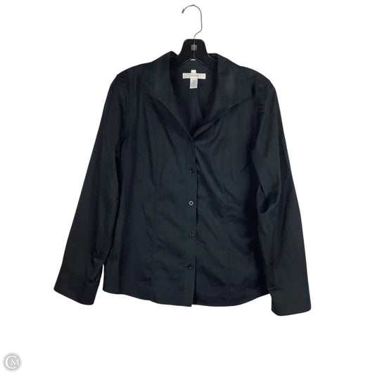 Top Long Sleeve By Chicos In Black, Size: Xs