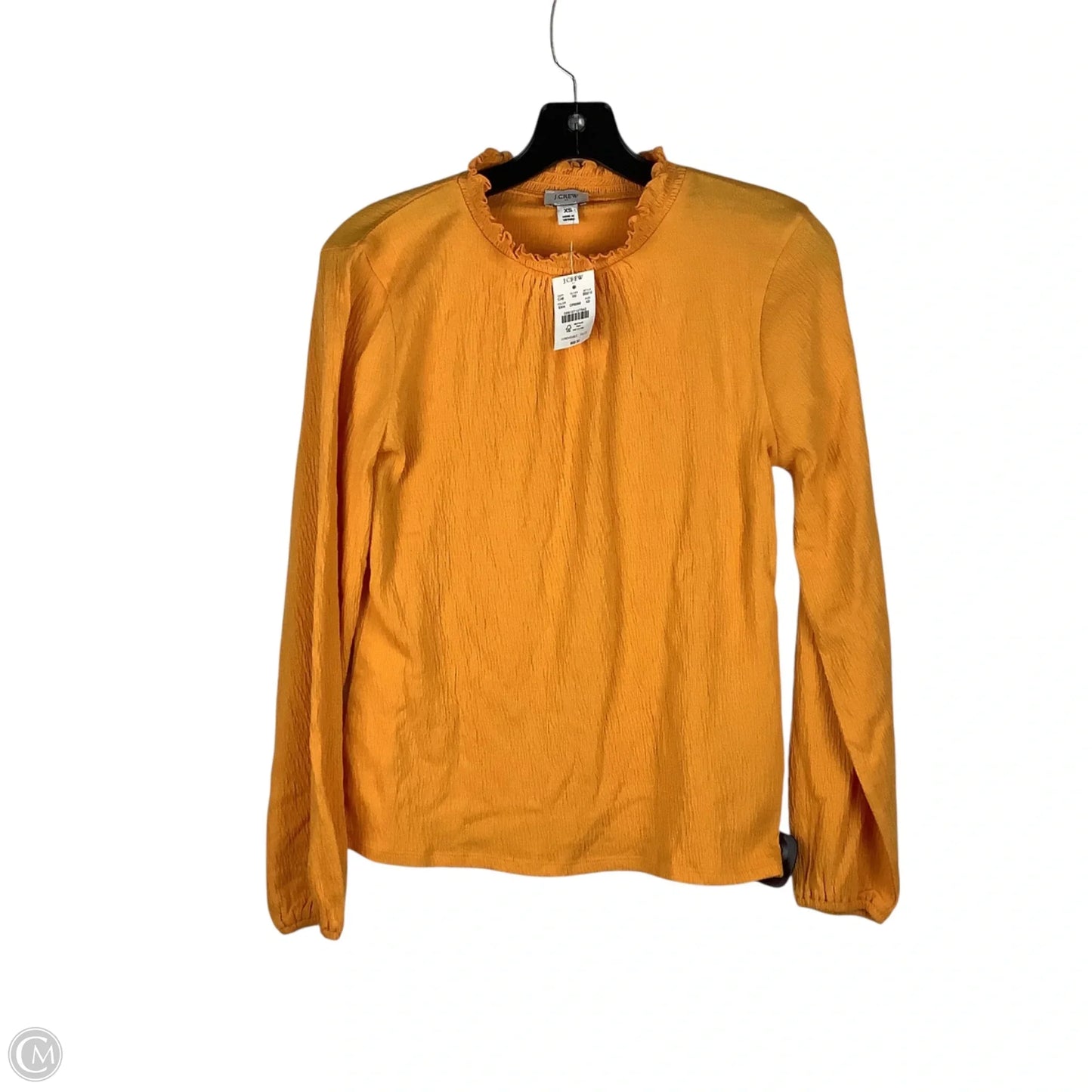 Top Long Sleeve By J. Crew In Yellow, Size: Xs