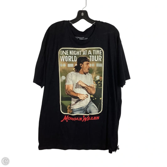 Top Short Sleeve By Clothes Mentor In Black, Size: 2x