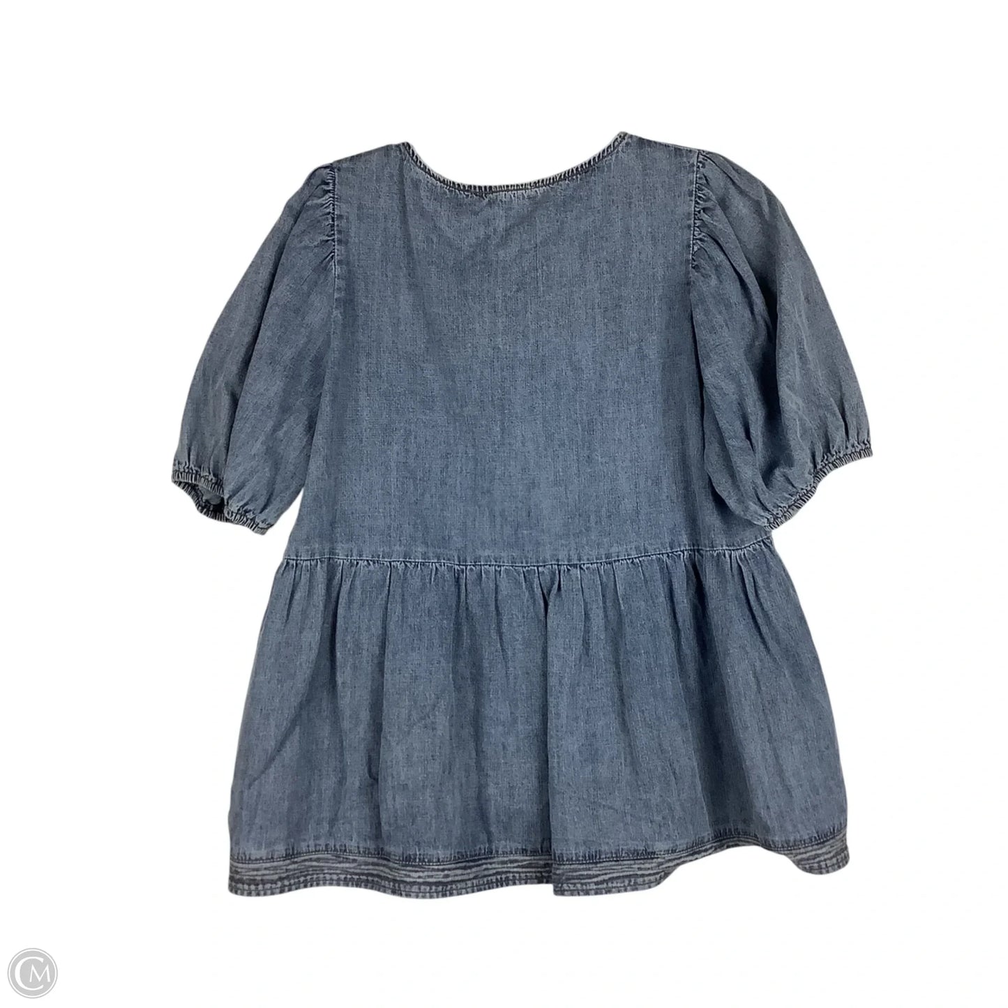 Top Short Sleeve By She + Sky In Blue, Size: M
