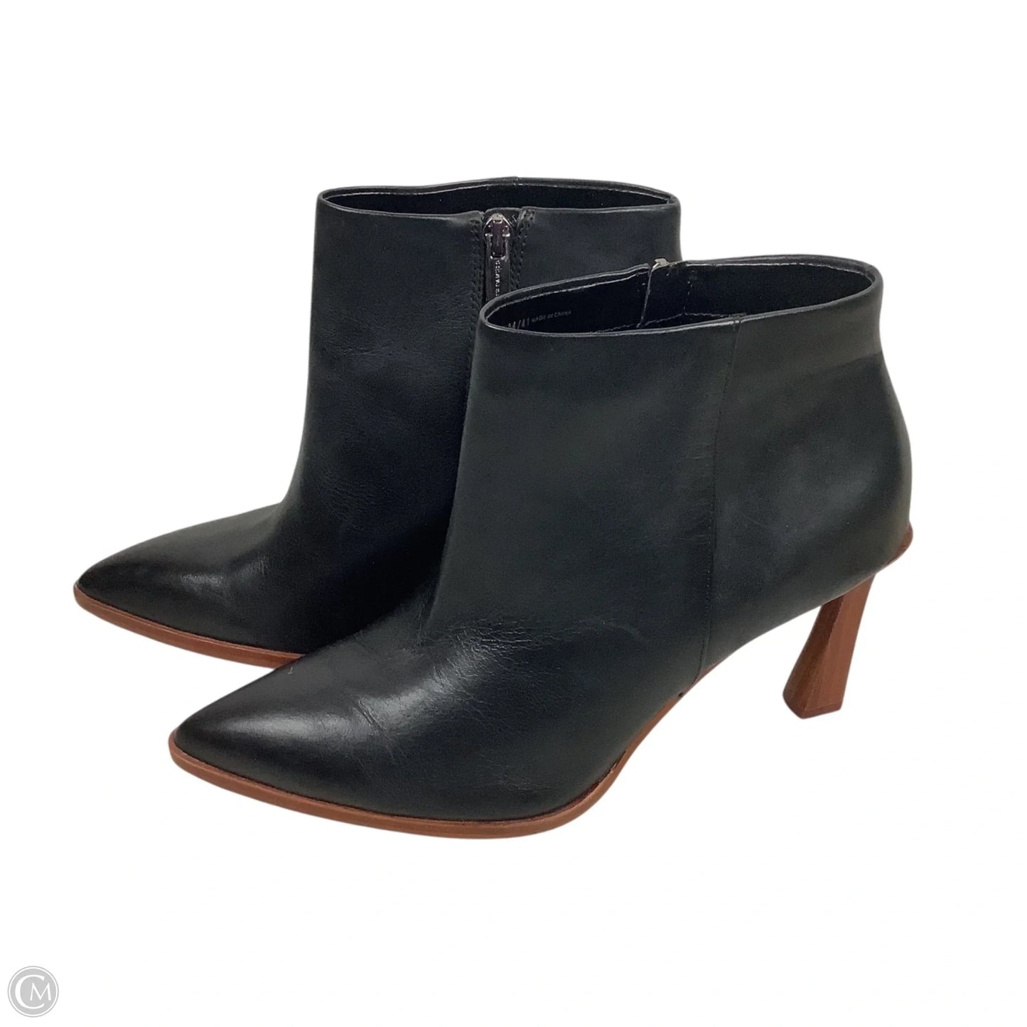 Boots Ankle Heels By Vince Camuto In Black, Size: 9.5