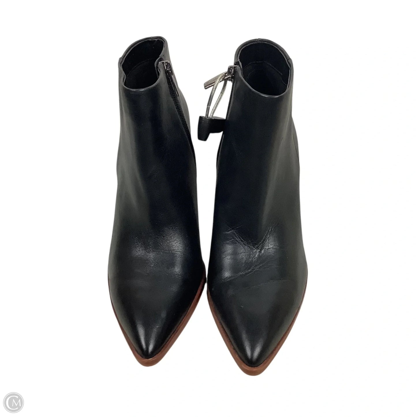 Boots Ankle Heels By Vince Camuto In Black, Size: 9.5