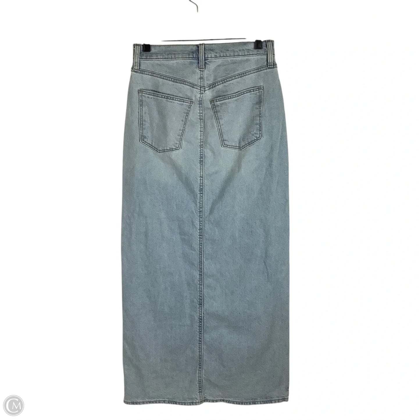 Skirt Maxi By Universal Thread In Blue Denim, Size: 0