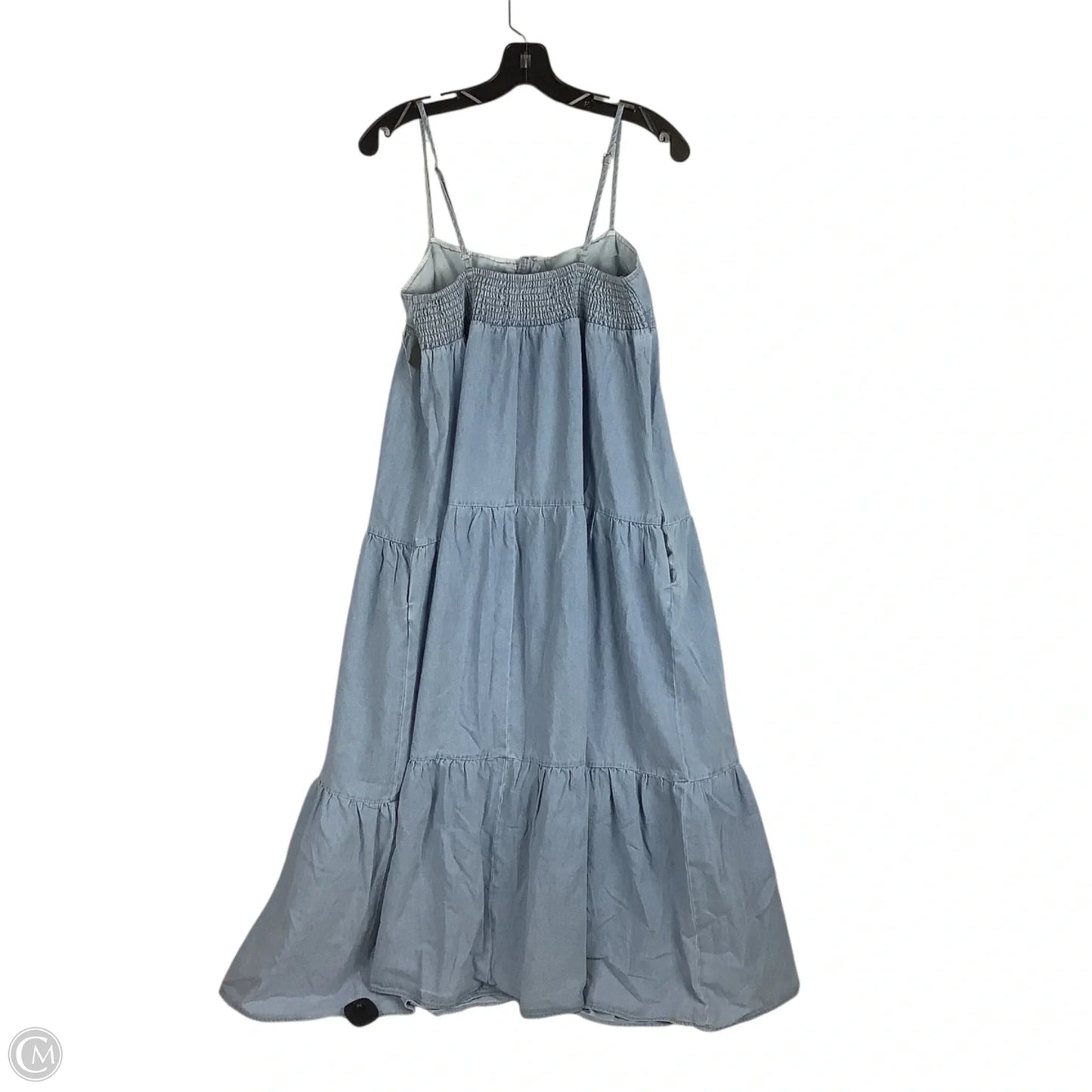 Dress Casual Maxi By White Birch In Blue Denim, Size: L