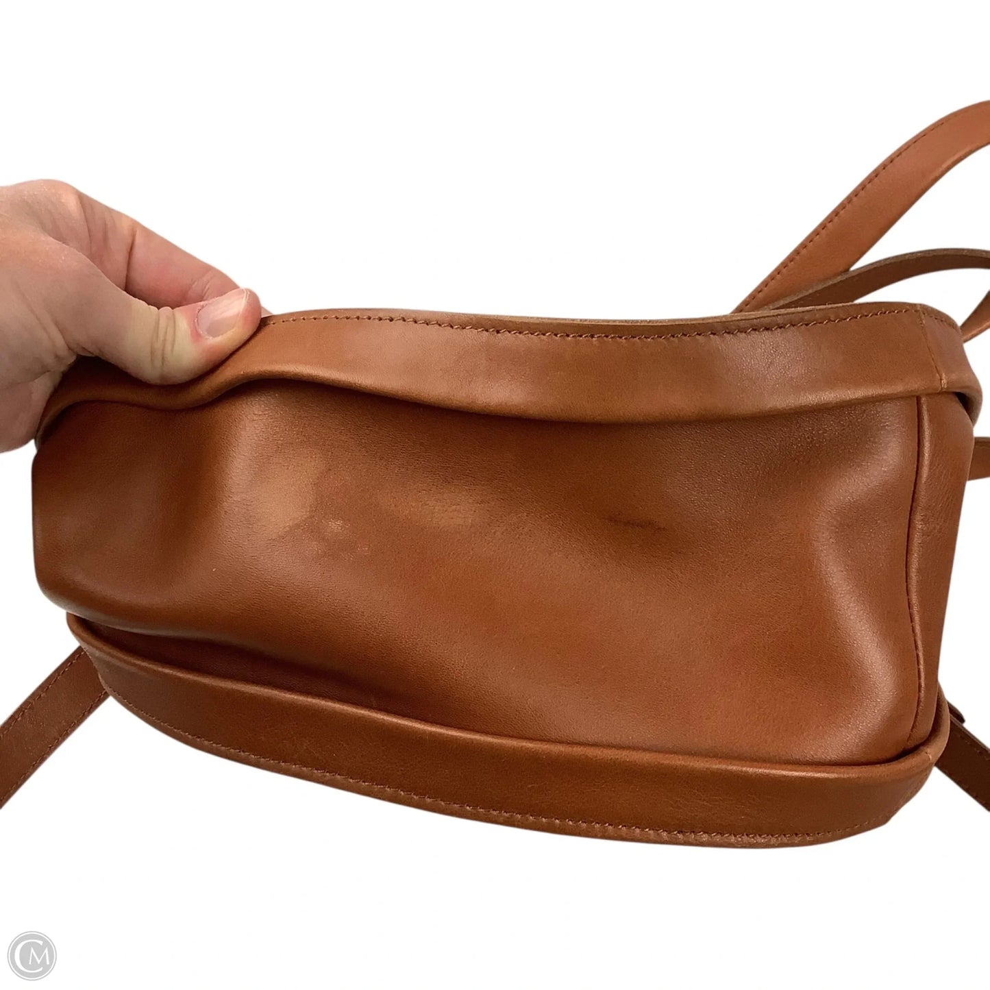 Handbag Leather By Madewell, Size: Medium