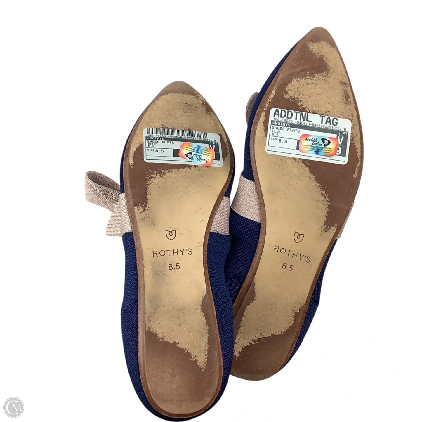 Shoes Flats By Rothys In Blue, Size: 8.5
