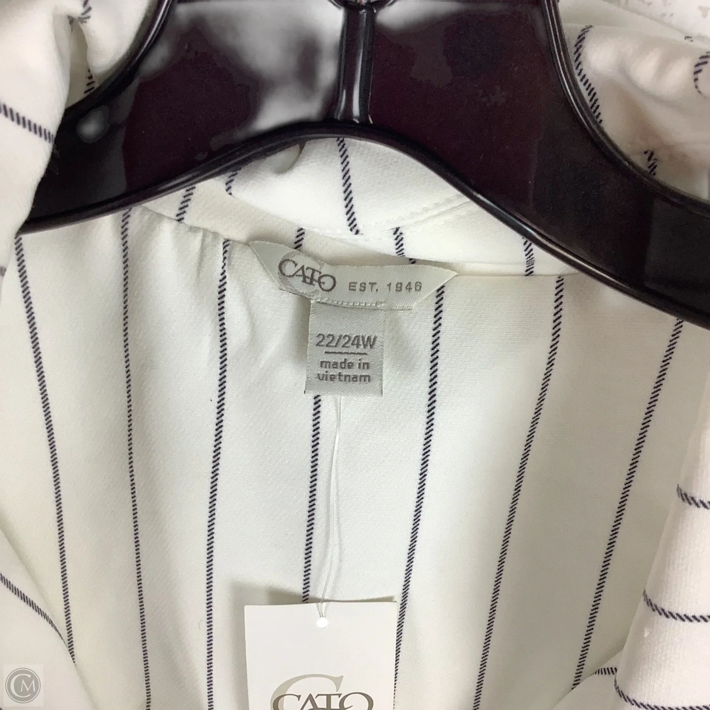 Vest Other By Cato In White, Size: 22/24