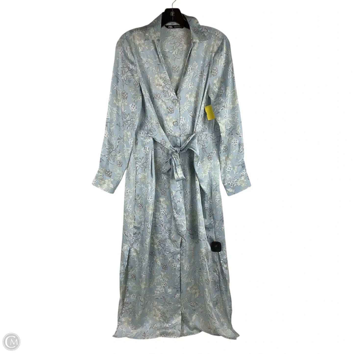 Dress Casual Maxi By Zara In Blue, Size: S