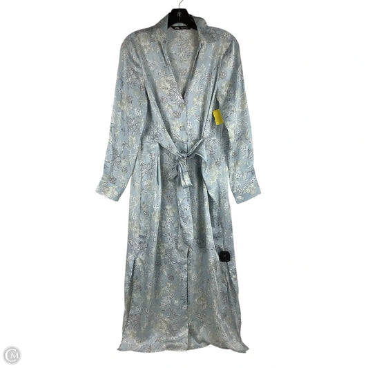 Dress Casual Maxi By Zara In Blue, Size: S