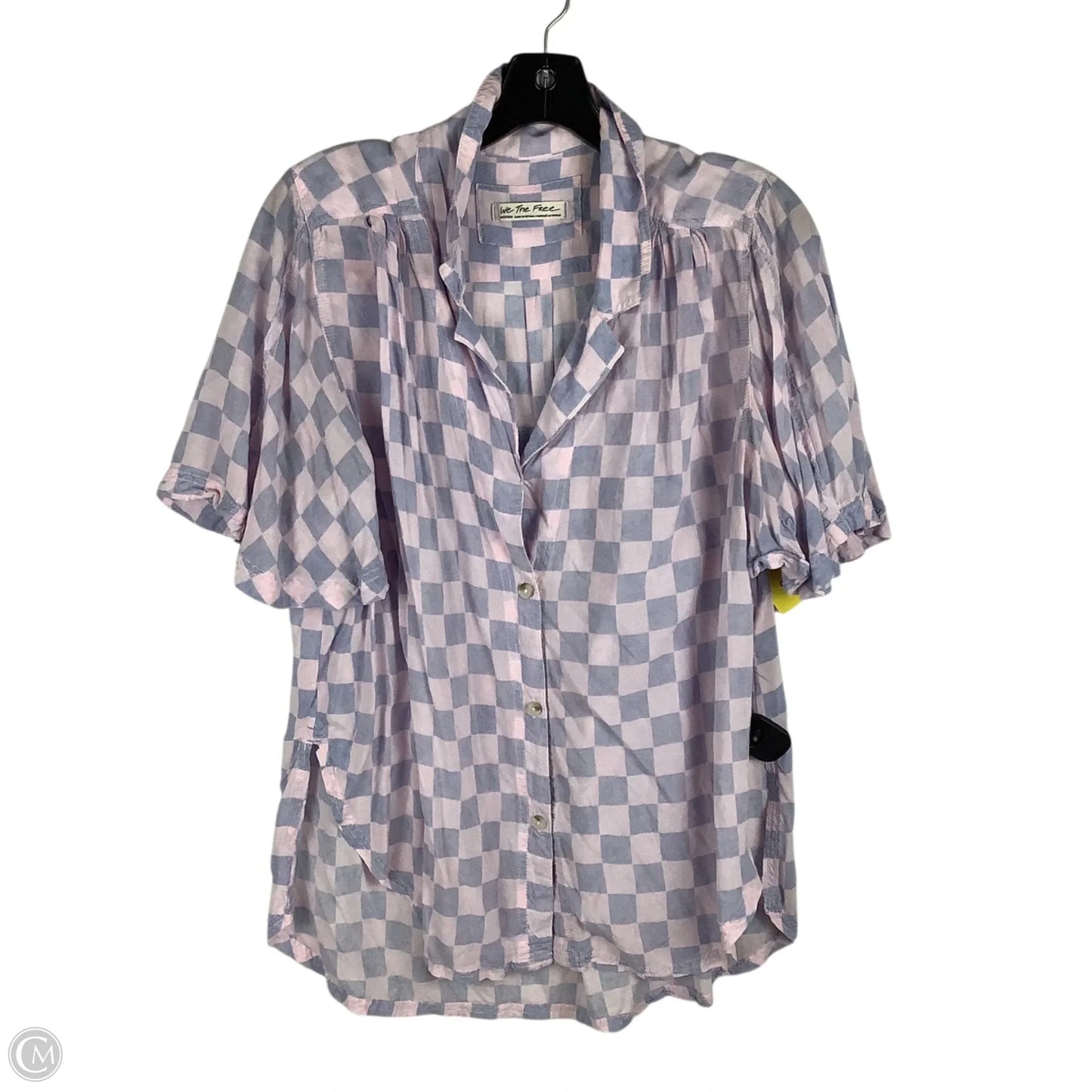 Top Short Sleeve By We The Free In Pink & Purple, Size: M