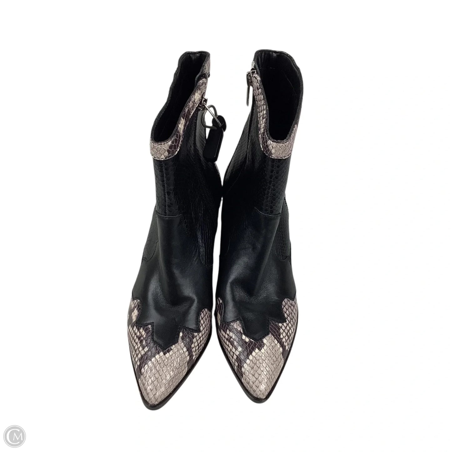 Boots Ankle Heels By Vince Camuto In Black, Size: 8.5