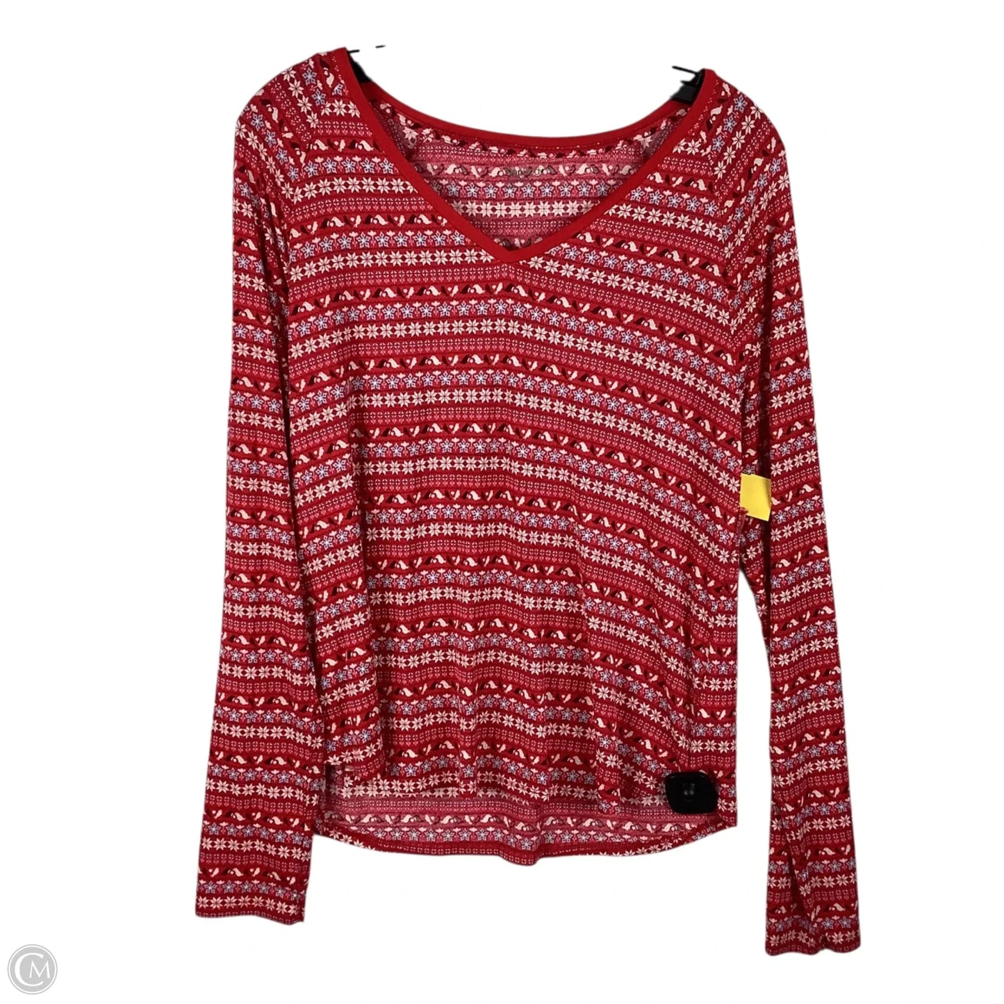 Top Long Sleeve By Gap In Red, Size: M