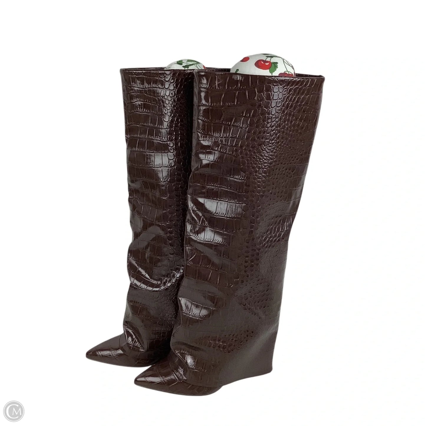 Boots Mid-calf Heels By Steve Madden In Brown, Size: 7