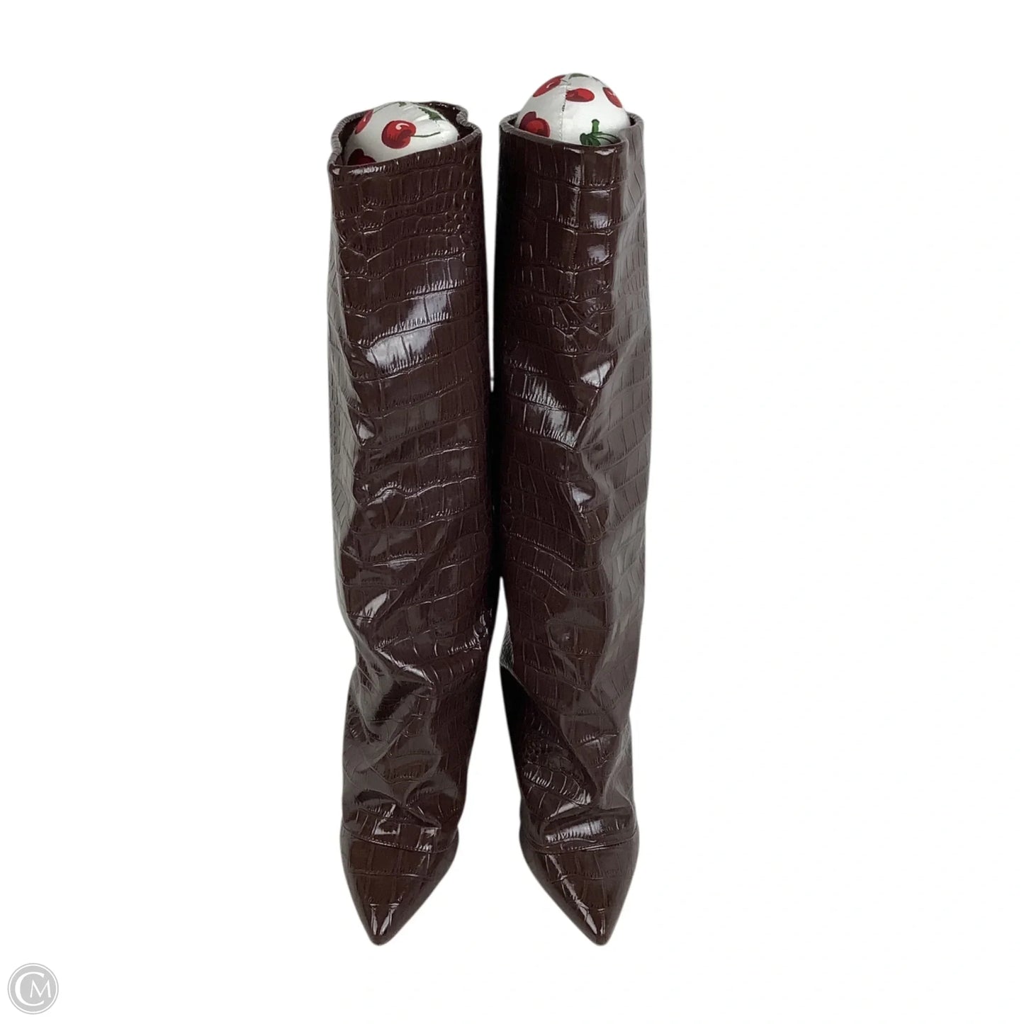 Boots Mid-calf Heels By Steve Madden In Brown, Size: 7