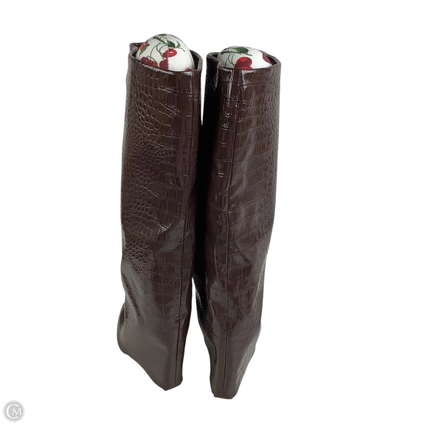 Boots Mid-calf Heels By Steve Madden In Brown, Size: 7