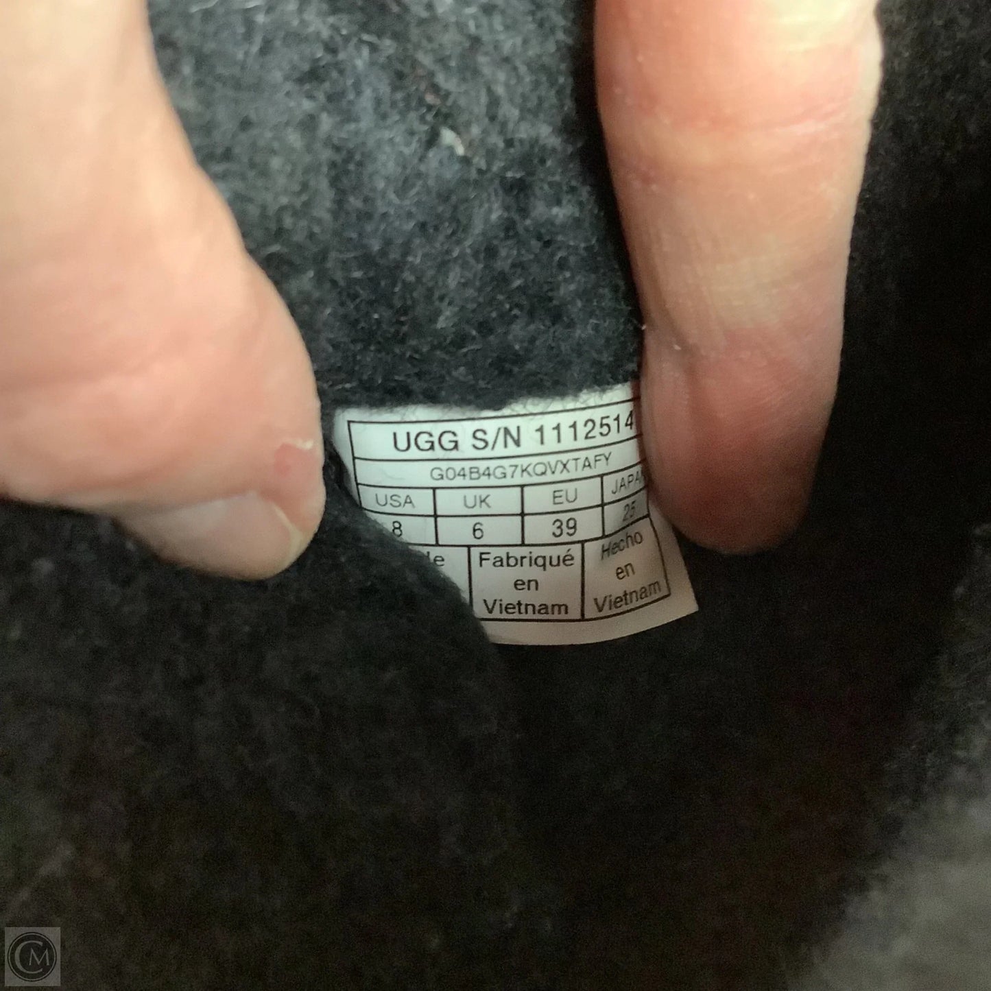 Boots Designer By Ugg In Black, Size: 8