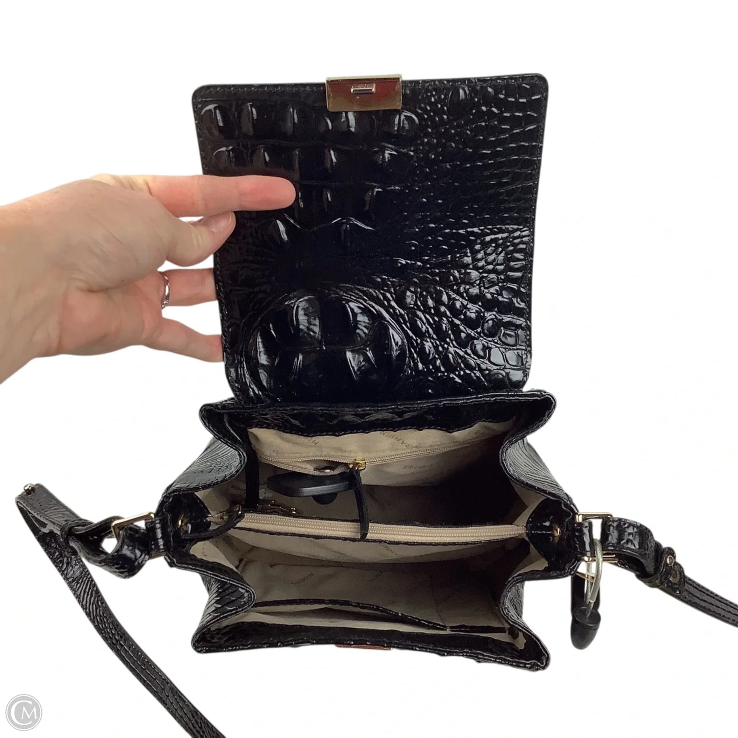 Crossbody Designer By Brahmin, Size: Small