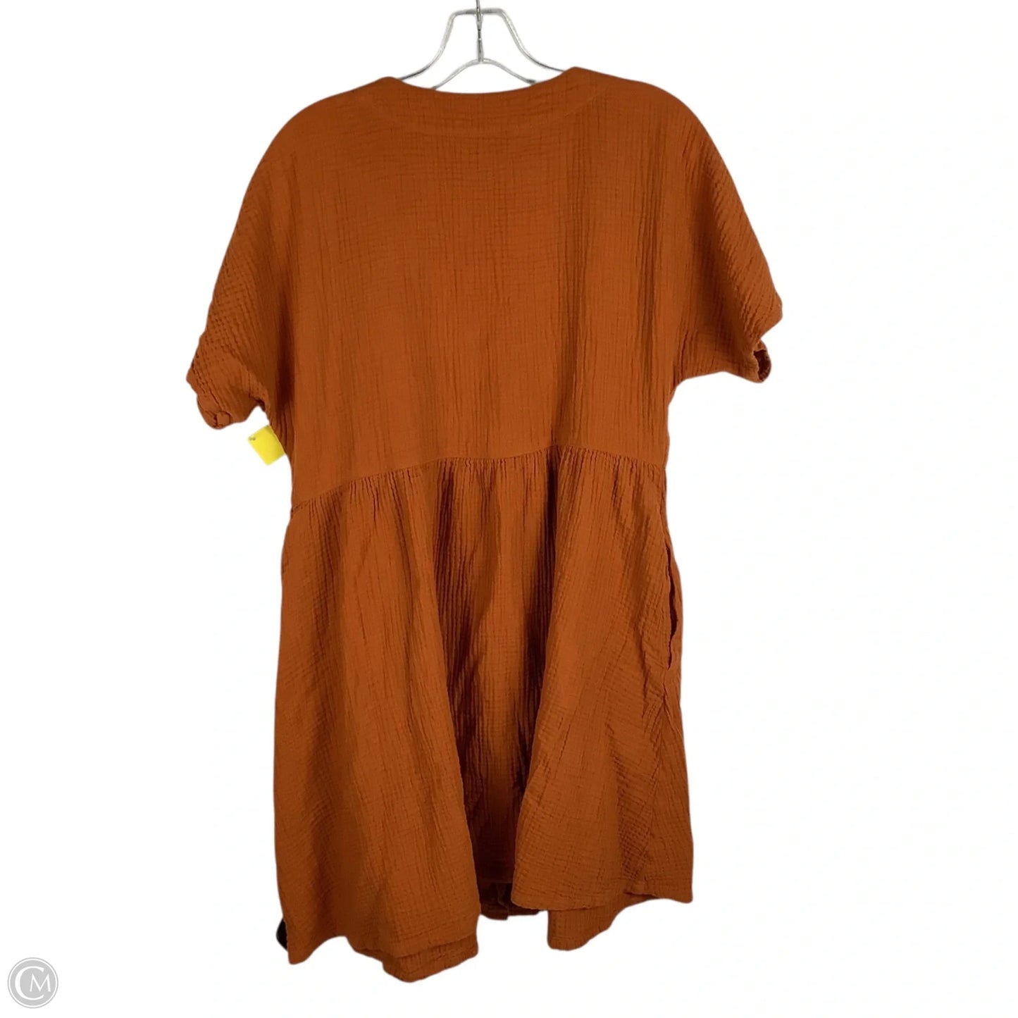 Dress Casual Short By Madewell In Orange, Size: M