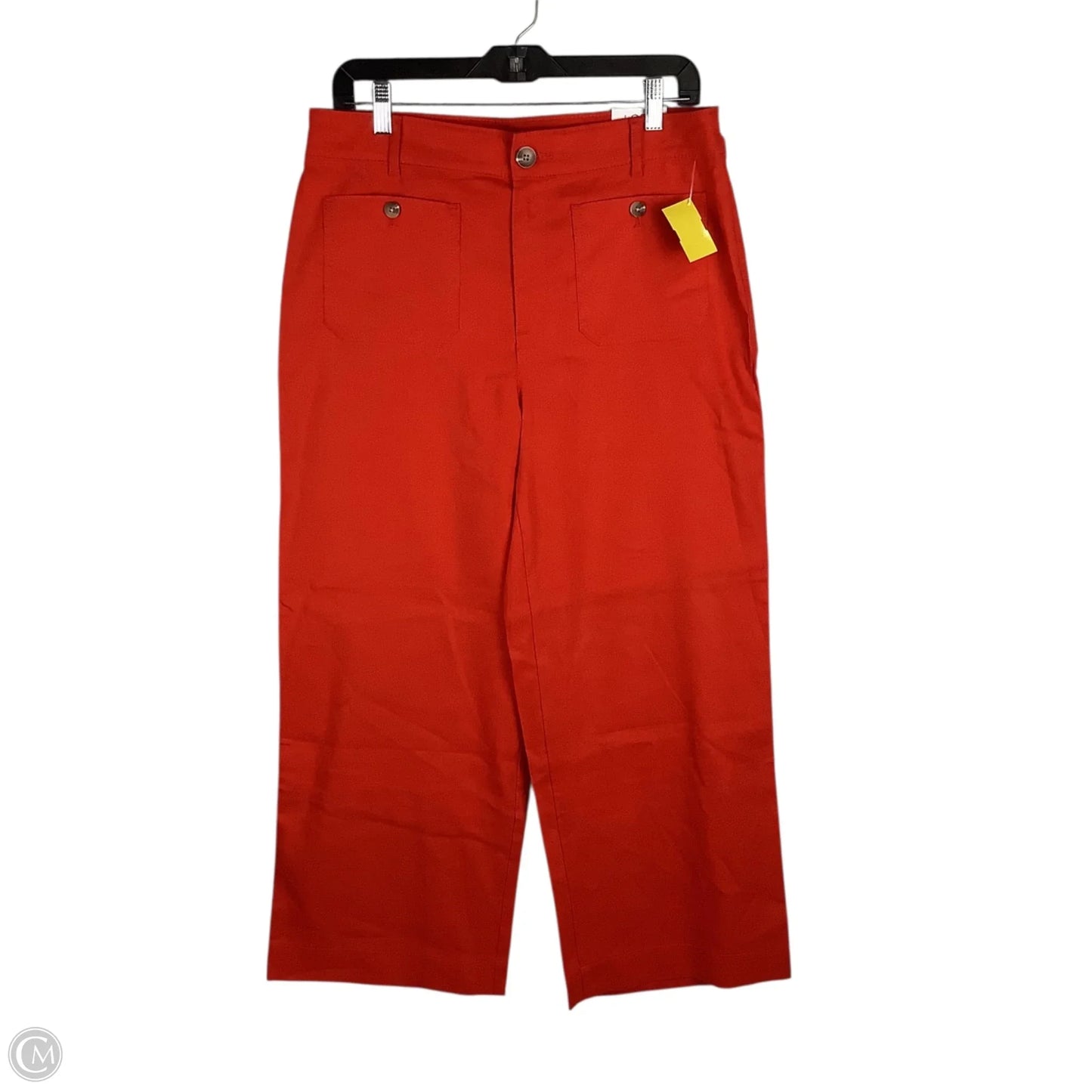 Pants Wide Leg By Loft In Orange, Size: 10