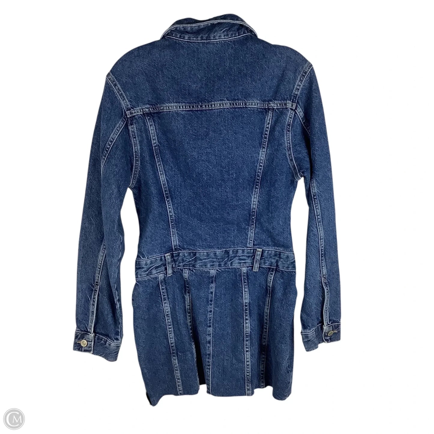 Dress Casual Short By Zara In Blue Denim, Size: S