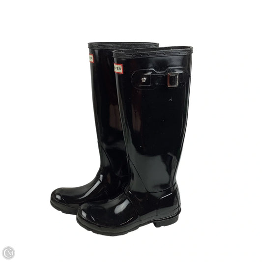 Boots Rain By Hunter In Black, Size: 6