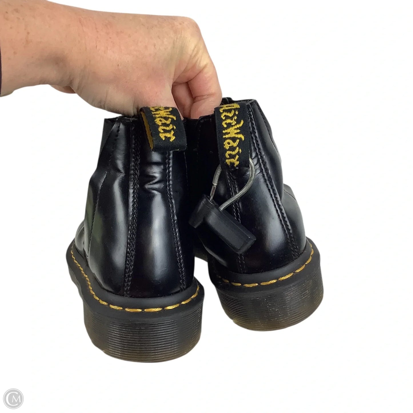 Boots Ankle Flats By Dr Martens In Black, Size: 6