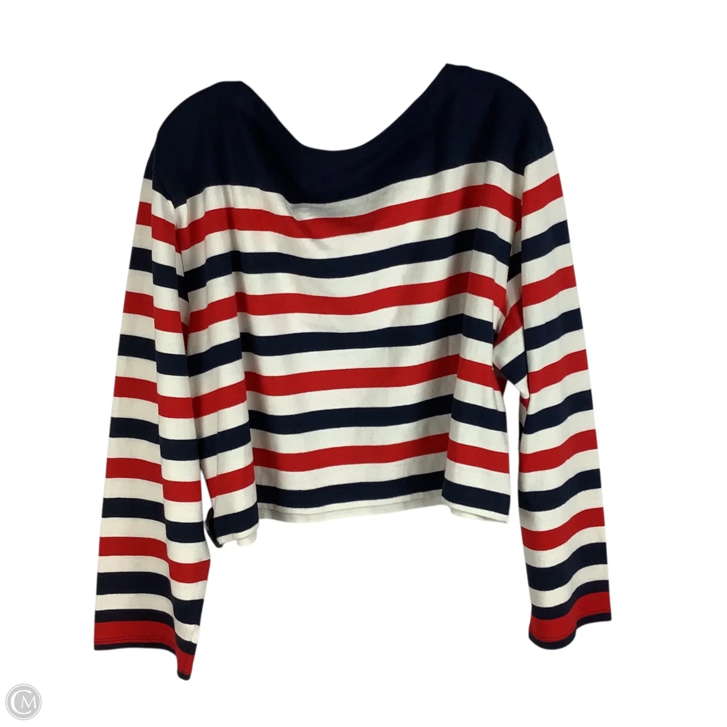 Top Long Sleeve By J. Crew In Striped Pattern, Size: Xxl