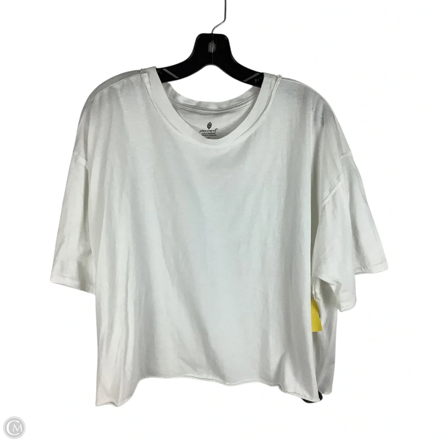 Athletic Top Short Sleeve By Free People In White, Size: L