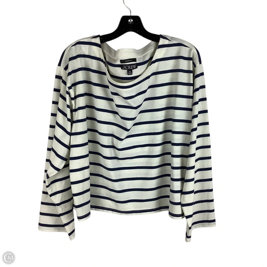 Top Long Sleeve By J. Crew In Striped Pattern, Size: Xxl