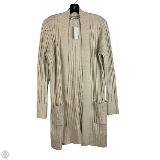 Cardigan By Loft In Cream, Size: M