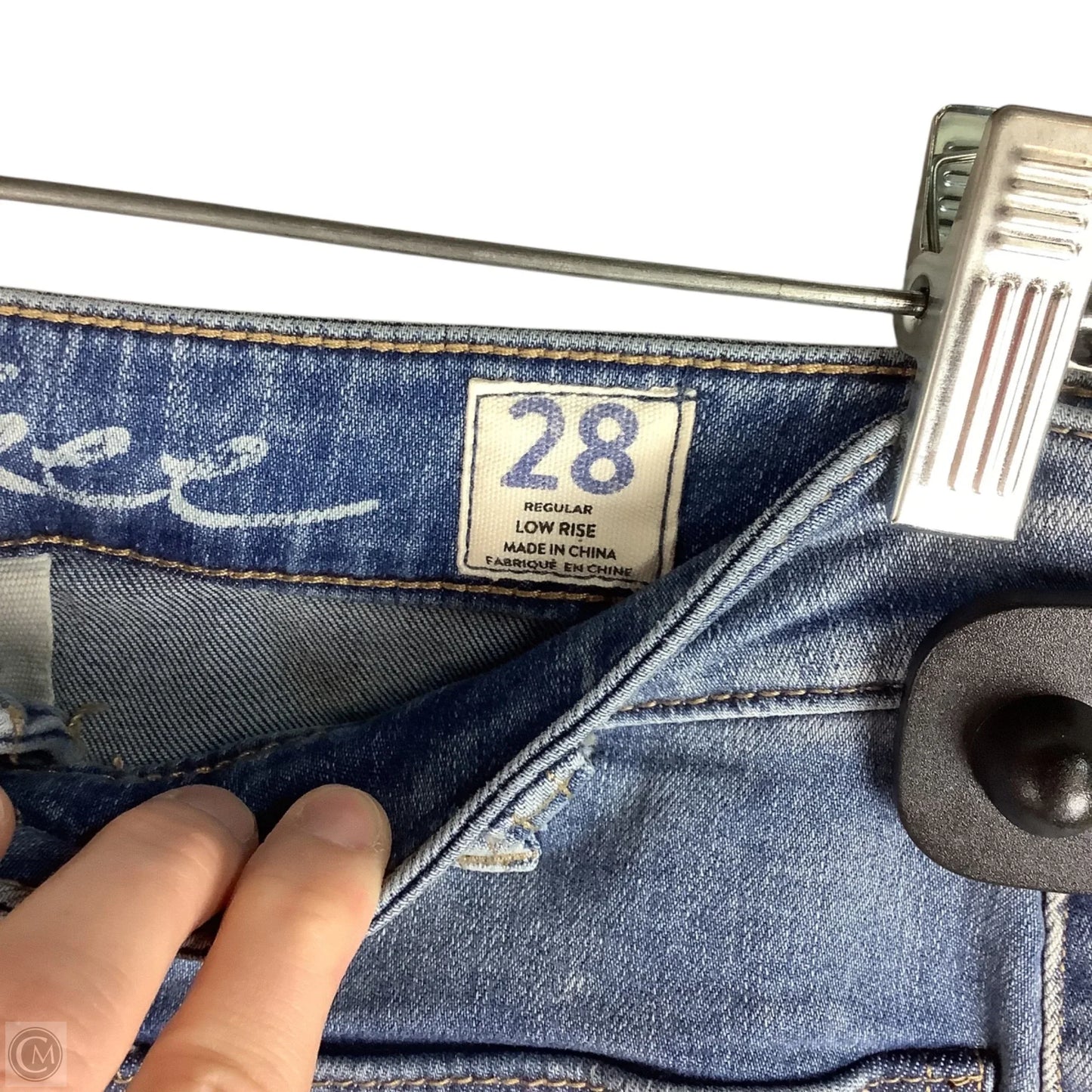 Jeans Wide Leg By We The Free In Blue Denim, Size: 6 (28)