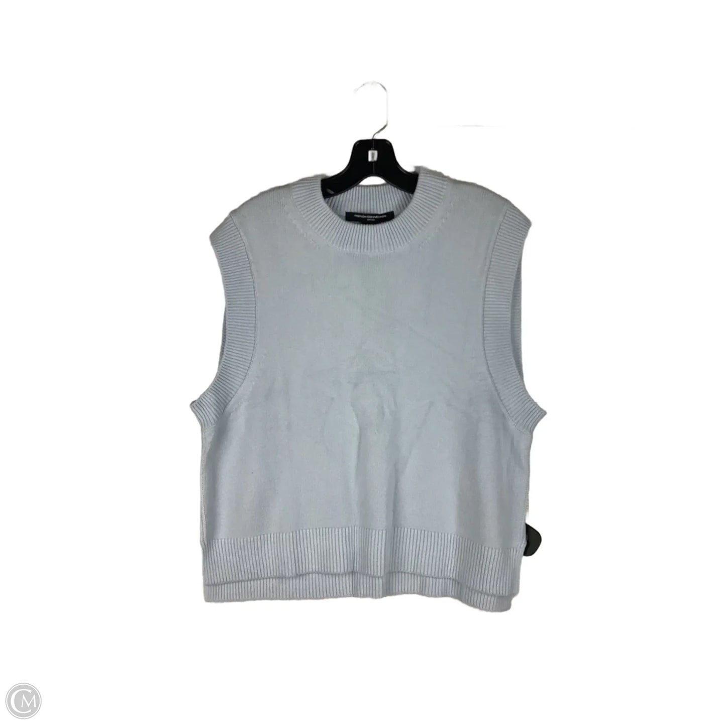 Vest Sweater By French Connection In Blue, Size: Xl