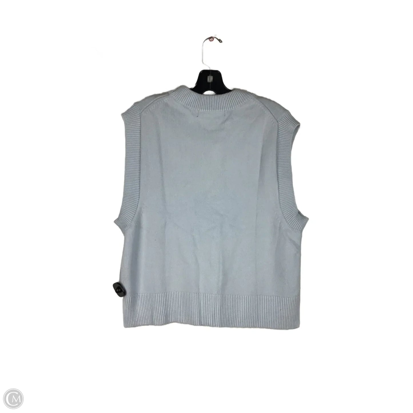 Vest Sweater By French Connection In Blue, Size: Xl