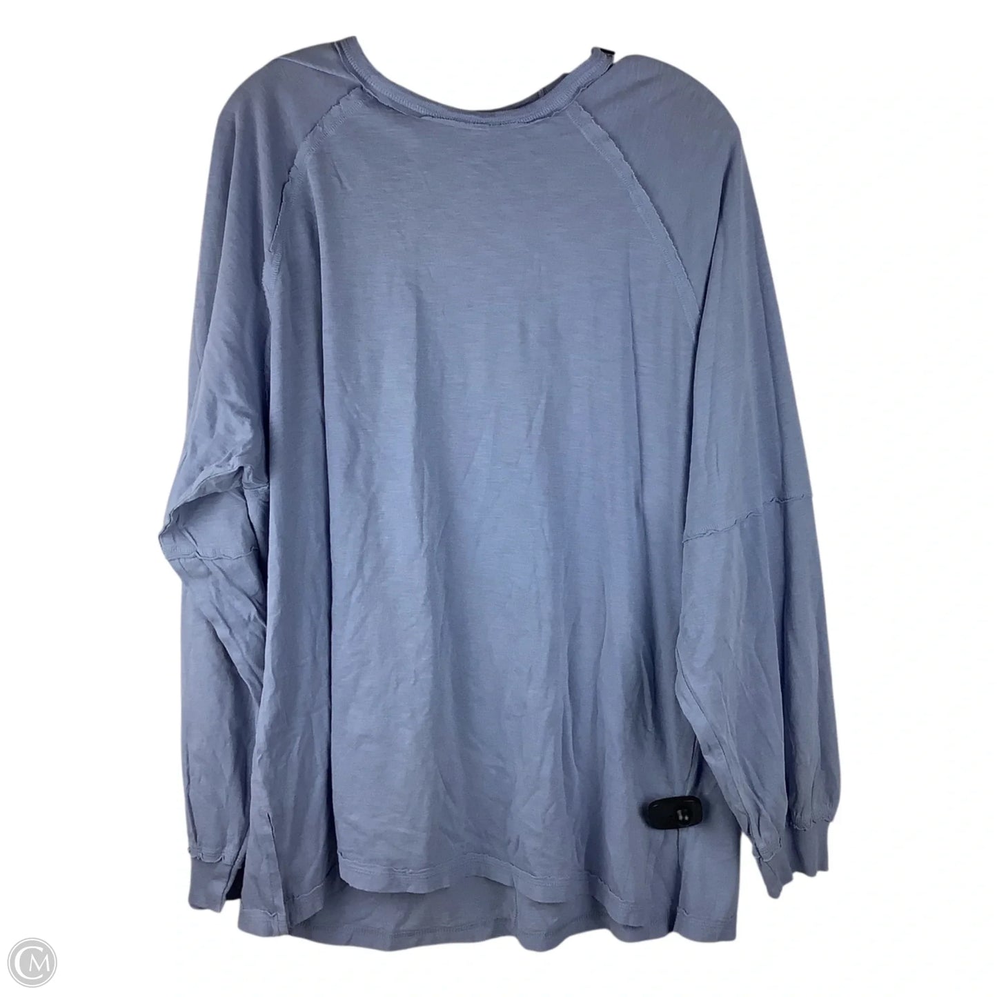 Top Long Sleeve By Aerie In Blue, Size: L