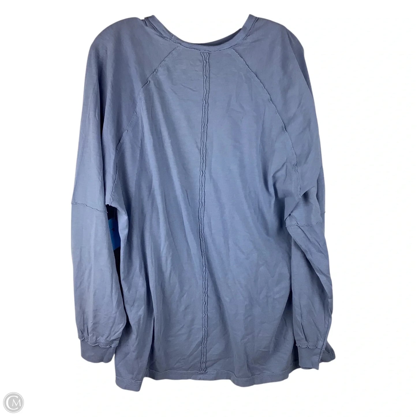 Top Long Sleeve By Aerie In Blue, Size: L